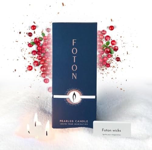 Foton Pearled Candle Sand 18 Oz Mulled Magic Scented Sand Wax Candle Powder