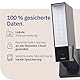 Netatmo 2er-Pack Außenkameras, Integrierte Beleuchtung, Personenerkennung, 1920p, Autos und Tiere, Aluminium Schwarz, NBU-2-NOC-AMZ