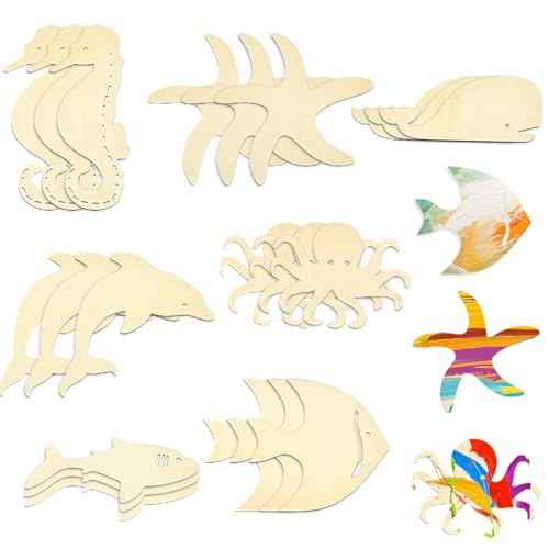 100 Juego de Kit Manualidades Madera Pintar Madera Manualidades Niños Ldeales para Guardería Manualidades Juegos Entre Padres e Hijos Mucho Más Lnspiran la Creatividad de Los Niños