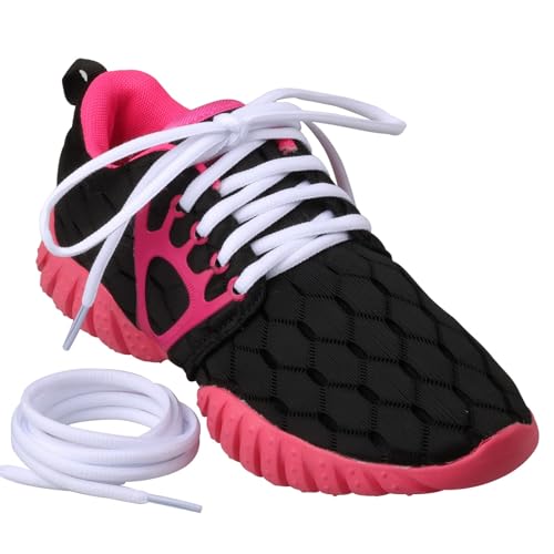 Image of 2 Pairs Oval Athletic Shoelaces 33 Colors 1 /4 inch Half Round Shoe Laces for Sneakers