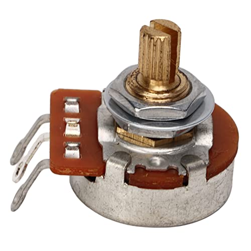 Potentiometer, professionelles, einfach zu installierendes Metall-Präzisionssteuer-Kurzschaft-Gitarren-Potentiometer zum Austausch Cover