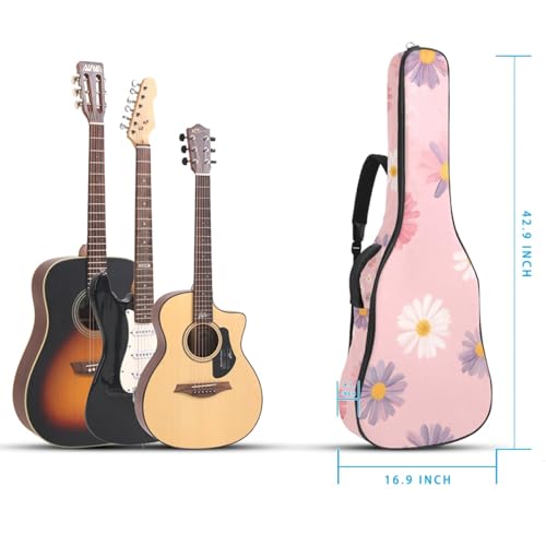Sac à dos pour guitare basse et acoustique imperméable multicolore