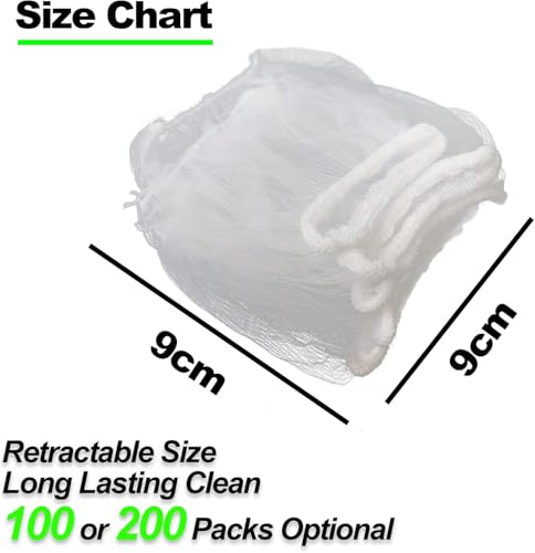 Bolsas desechables de malla para colador de fregadero 200 pcs miniatura 3