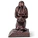 Lighthouse Christian Products Praying Woman Seeking God Bronzelike Finish 4.5 x 2.75 Cast Stone Mounted Sculpture