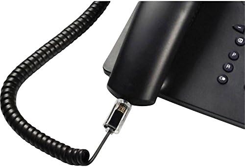 Master Cables 3 x Telephone Cord Detangler - 360 Degree Rotating Clear Phone Cord Detangler Eliminate Twists and Tangles - Crystal Clear Design - Premium Quality Telecommunication Accessory image 4