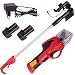 Produktbild ONVAYA® Elektrische Gartenschere mit Teleskopstiel | Astschere | Strauchschere mit Akku | Baumschere | Wechselakku (Gartenschere mit Teleskopstiel und Ersatzakku)