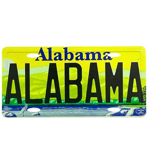 Imán Mini Placa Alabama 4.5x8.9 cm decoración magnética miniatura 1