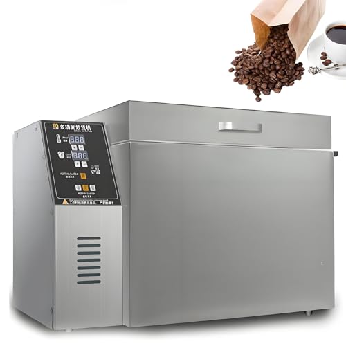PioMue Tostatrice per Chicchi di caffè, tostatrici per caffè con temporizzazione Automatica, Tempo e Temperatura Regolabili per la Cottura di caffè, Castagne e Cereali Type5