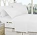 Elegant Comfort 8-Piece Pinch Pleated Comforter Set - All Season Complete Bed in a Bag, Includes 4pc Smart Sheet Set, Bed Skirt, Comforter, Matching Pillowcases and Shams, Full/Queen, White