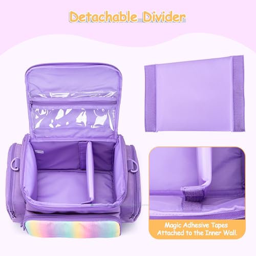 LoDrid Travel Case Compatible with Toniebox 2/1, Carrying Case for Audio Player Set including Shoulder Strap and Handle - Image 3