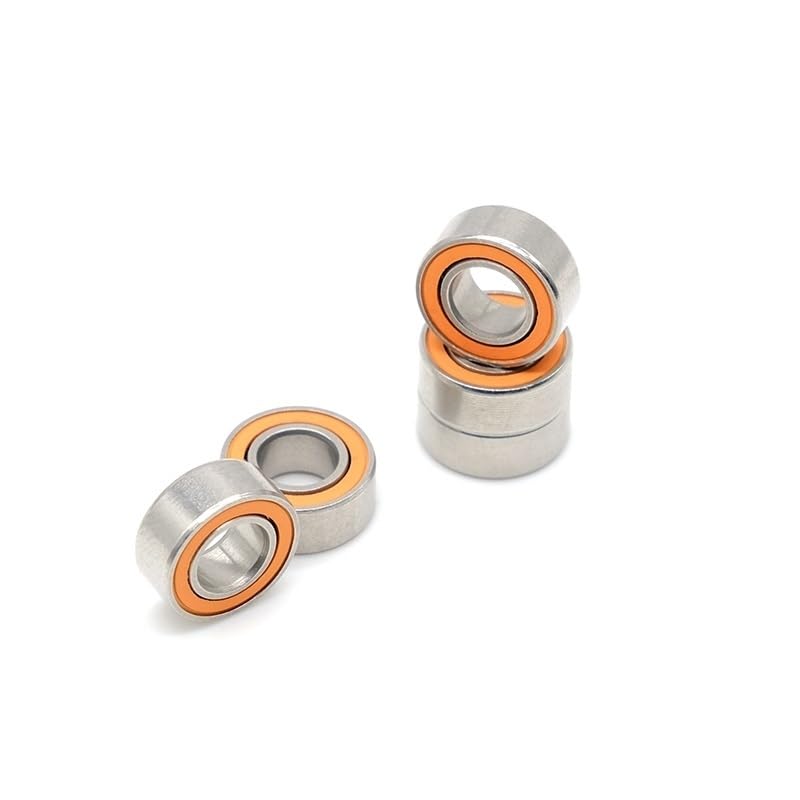10Pcs 5x10x4 Ceramic Bearing SMR105-2OS ABEC-7 Stainless Steel Hybrid Ceramic Bearing