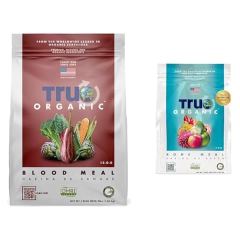 True Organic Blood Meal Granular Fertilizer 3 lbs NPK 12-0-0 and Bone Meal Granular Fertilizer 3 lbs NPK 7-7-0 Bundle Cover