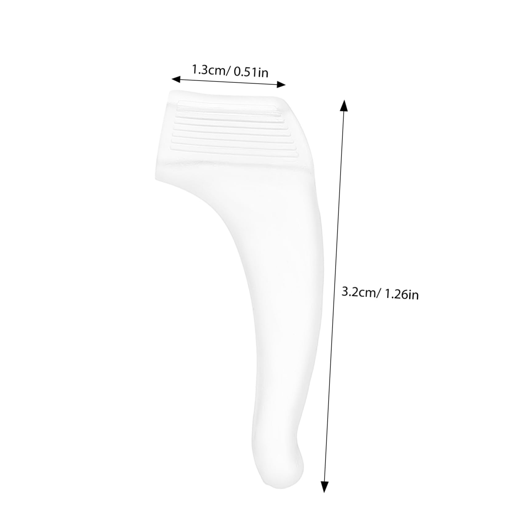 BUTIFULSIC 30 Pairs Non-Slip Ear Hook Glasses Ear Grip Eyeglasses Anti Retainer Anti Glasses Grips Eyeglasses Anti Slip Anti Slip Holder for Glasses Ear Grips for Glasses White