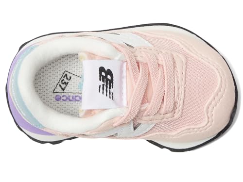 New Balance Kids 237 Bungee Sneaker, PINK/VIOLET CRUSH, 8 M Toddler (1-4 Years)2