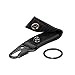 XTACER Tactical Molle Key Ring Gear Keeper Snap Secure Belt Keychain (Black)