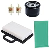 Air Filter Oil Filter Tune Up Kit for John Deere L120 X155R LA120 LA130 LA140 L111 L118 LA150 LA135 LA145 D130 X140 X165 X130R X135R Lawn Tractor