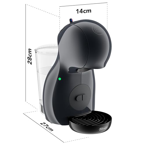 Image of De'Longhi Nescafe Dolce Gusto Piccolo XS EDG210.A, Capsule Coffee Maker with Compact Design, Auto Shut-Off, Cold and Hot Drinks, 15 Pressure Bars, Graphite Black