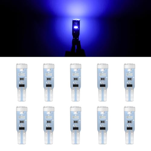 ECCPP 10x Instrument Cluster Dash Panel Lights T5-5-3014-SMD-Blue