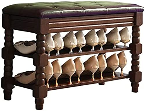 Banc de rangement rembourré pour optimiser les petits couloirs étroits