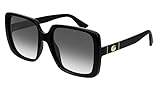 Schwarz/Grau Gucci Sonnenbrillen GG0632S Black/Grey Shaded 56/20/145 Damen