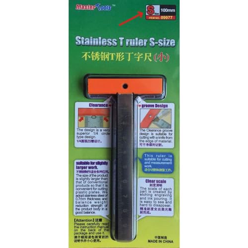 Master tools 09987 - Règle en T en acier taille L