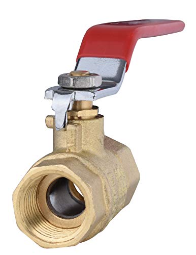 (Pack Of 10) Efied 1/2 Inch 600 Wog Fnpt Heavy Duty Full Port Brass Ball Valve Fip Threaded #TOP4