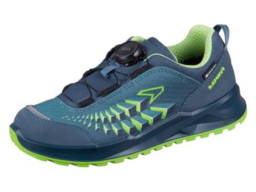 Lowa Ferrox Pro GTX Lo JR 641126 7402 Petrol Limone GTX GTX Grün (Petrol Limone), 39