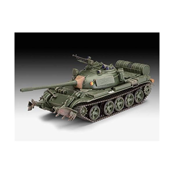 Revell RV03328 T-55A/AM with KMT-6/EMT-5, Panzermodellbausatz 1:72, 12,4 cm Modelmaking, Unlackiert – Bild 4