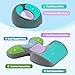 MABOZOO Face Down Massage Pillow, Face Down Pillow for Sleeping with Non-Slip Bottom, Home Head Cushion and Chest Cushion for SPA, Sleep (Gray)