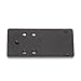 Metal Optic Red Dot Scope Mount Plate for Taurus Pistols, Fits TS9, TS9C, TH9, TH40, TH9c, TH40c, TH380, PT809, PT24/7, Docter ADE, Frenzy (Black)