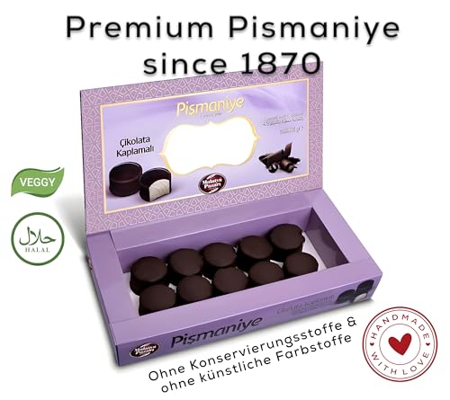 Palanci | Pismaniye Türkische Zuckerwatte 240 gr. | Premium Türkische Süßigkeiten seit 1870 | Candy Cotton | Halal Süßigkeiten aus aller Welt | Vegane Süßigkeiten (Schokolade)