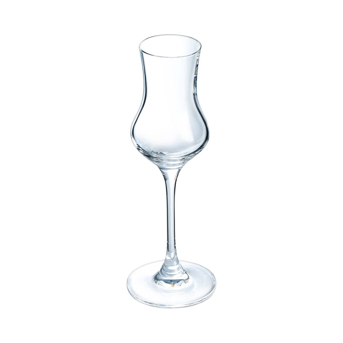 Chef & Sommelier Grappa Stemglasses 95ml - Juego de 6 vasos Grappa, vasos de licor, vasos de arco
