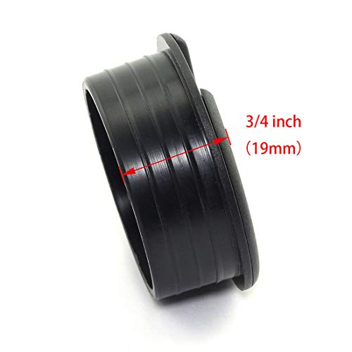 Hj Garden 2Pcs 1-3/4 Inch Desk Wire Cord Cable Grommets Hole Cover For Office Pc Desk Cable Cord Organizer Plastic Cover Black #TOP2