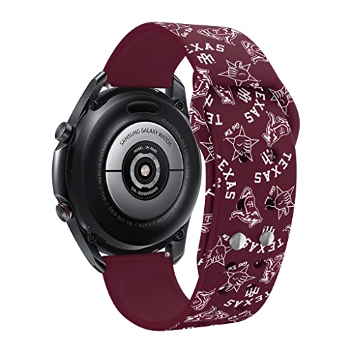 Affinity Bands Texas A&M Aggies HD Watch Band Compatible with Samsung Galaxy Watch and more3