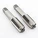Qjaiune 2pcs M20x1.5 Tap, M20 Metric Thread Tap Right Hand Thread Tapping Tool, HSS Thread Milling Taps (M20 x 1.5, Taper & Plug Tap)
