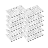 【麻雀スコア記録表】12冊セット 重量 : 110 g / 冊、サイズ : 180 mm*105 mm*6.5 mm、一冊100枚綴り。 【徳用セット】麻雀に欠かないスコア記録表、5プレイヤー対応、徳用12冊セット、8段記録。 【麻雀得点記録帳】記録帳の印刷文字がはっきりしていて、紙の質が良いで、書き心地も良いです