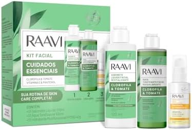Raavi Kit Facial Cuidados Essenciais Pequeno