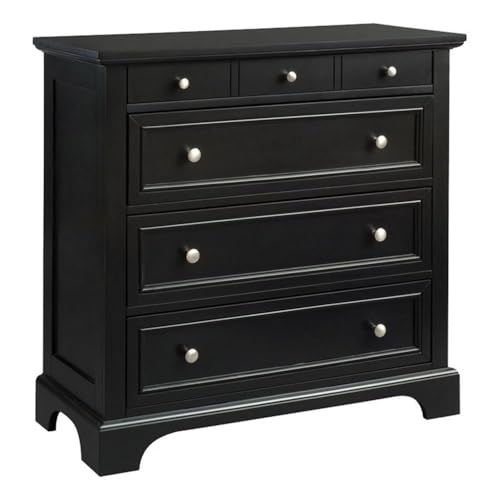 BOWERY HILL Traditional 4-Drawer Hardwood Chest,...