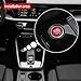BETTERHUMZ Car Engine Start Stop Button Sticker Compatible with Audi A3 8Y S3 RS3 Sportback 2021-2025 Carbon Fiber Control Knob Trim Interior Tuning Accessories (Red)