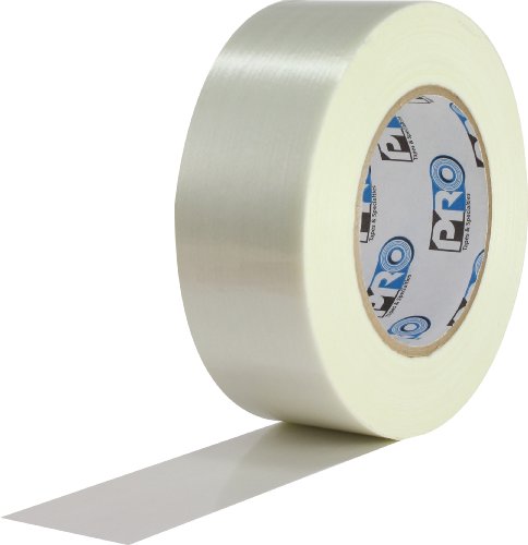 Image of ProTapes Pro 167 Rubber Polyester Premium Filament Packaging Tape, 60 yds Length x 1 inch Width (Pack of 1)