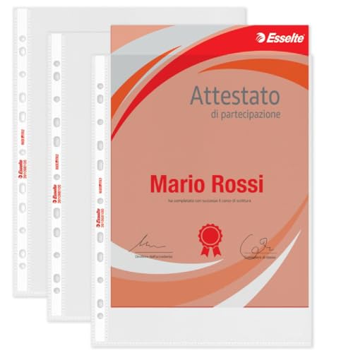 Protège document Esselte 391098100 la solution anti-pliure pour vos feuilles A4