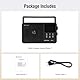 Retekess TR640 Internetradio,Tragbares DAB Radio,Digitalradio FM,Knopfbedienung,3,5-mm-Audiobuchse,Geeignet für Radio-Enthusiasten,Menschen Mittleren Alters