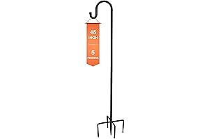 Exceptional Shepherd's Hook for Bird Feeders and Outdoor Decor