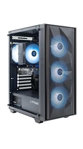 ZOTAC MEK AI-Enhanced Gaming PC Desktop Computer - NVIDIA GeForce RTX 3050, AMD Ryzen 5 5500 4.2GHz, 16GB RGB DDR4, 500GB NVME M.2 SSD, 650W 80+ Gold PSU, WiFi 6E, Windows 11 Home