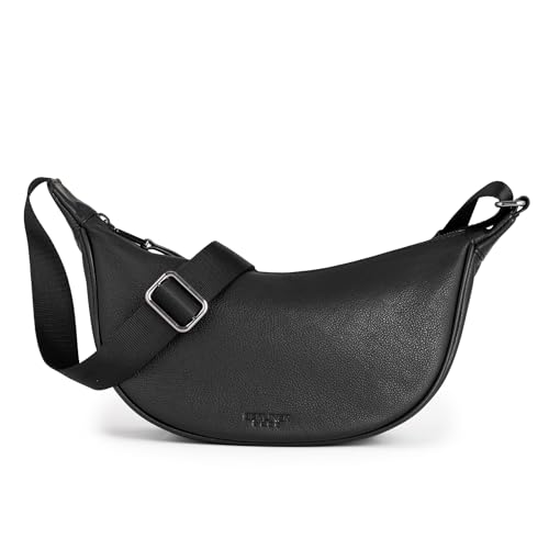 BERLINER BAGS Premium Genuine Leather Crescent Bag Luna, Crossbody Bags for Women, Travel Sling Bag
