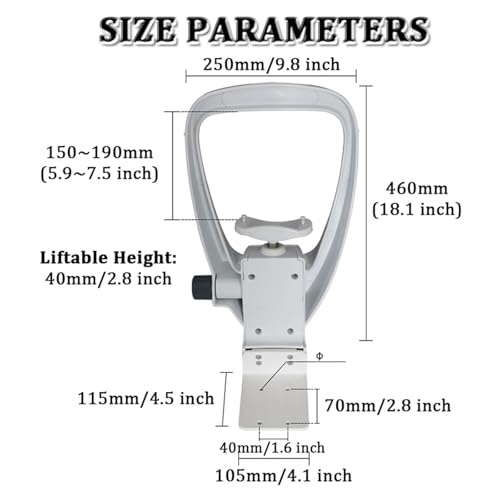 Podpórka pod brodę na czoło do optometrii, regulowana wysokość 150-190 mm, ergonomiczna konstrukcja do centrów optometrycznych i sklepów optycznych
