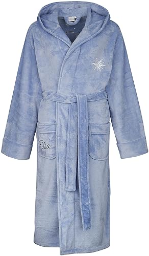 Die Eiskönigin Frozen Elsa Mujer Bata Azul 100% poliéster