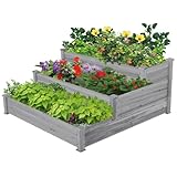 Solidarité : Les planches en bois massif fait de 1,4cm d'épaisseur qui sont jointes et fixées par des vis. Cela en fait une pièce de jardinage solide pour une utilisation à long terme