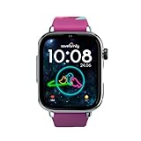 SaveFamily SaveWatch Plus 2 | Smartwatch per Bambini con Localizzatore GPS, Chiamate, Video, WhatsApp, Spotify, App Store - Quadrante Argento e Cinturino in Silicone Maui