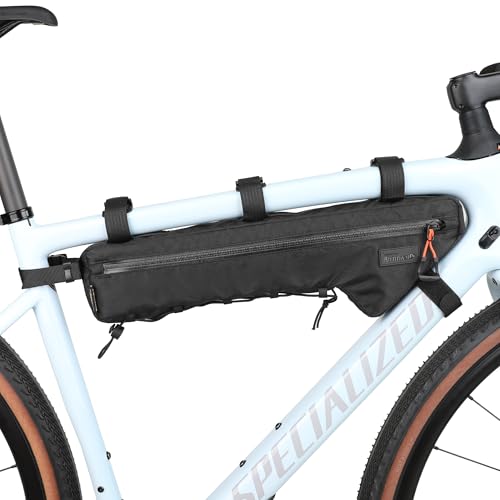 Rhinowalk Bicycle Front Frame Bag Bike Under Top Tube Triangle Bag Lightweight Extra Long 2.4L...